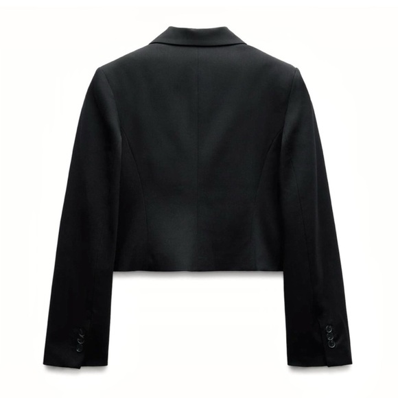 New ZARA Tailord Cropped Blazer - Picture 2 of 6